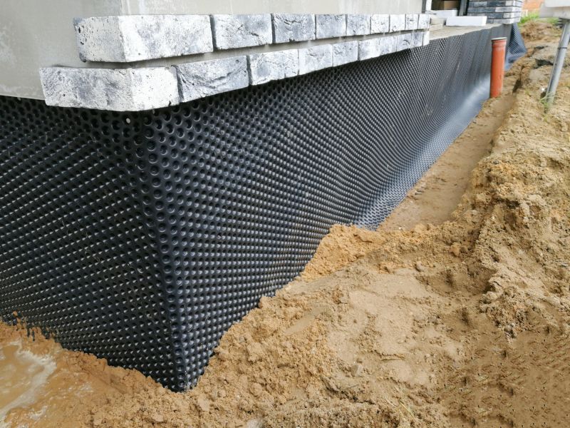 Waterproofing membrane installation